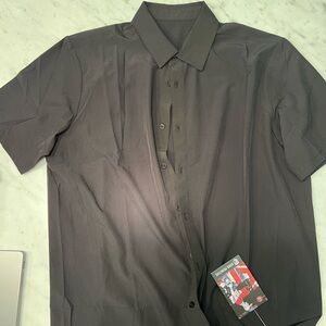 Men's Black Short Sleeve Shirt
